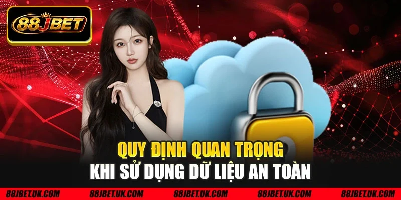 Quy định quan trọng khi sử dụng dữ liệu an toàn