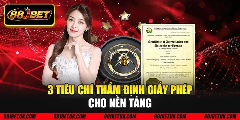 3 tiêu chí thẩm định giấy phép cho nền tảng
